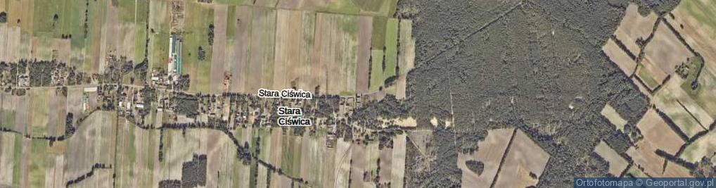 Zdjęcie satelitarne Stara Ciświca ul.